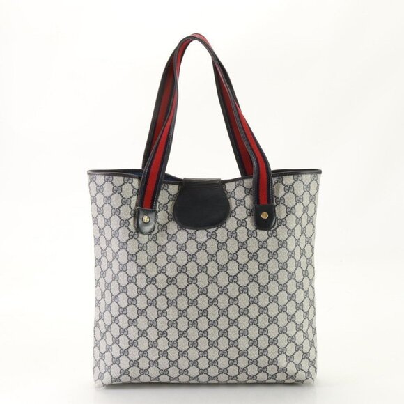 Authentic Gucci GG Marmont Sherry Large Tote Canvas Ophidia Shoulder Bag Handbag - Picture 6 of 9